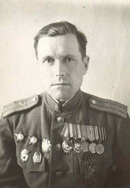 Кавалер ордена Александра Невского подполковник Климов С.А.