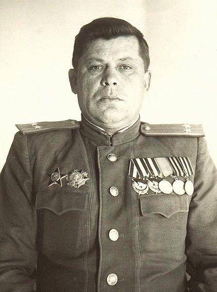 Кавалер ордена Александра Невского подполковник Коженков Ф.Ф.