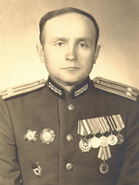 Кавалер ордена Александра Невского подполковник Поляков П.А.