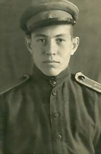 курсант Филатов И.П. в годы обучения в Ташкентском пехотном училище