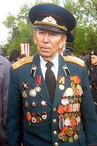 кавалер ордена Александра Невского, полковник в отставке Дугинов К.Г.
