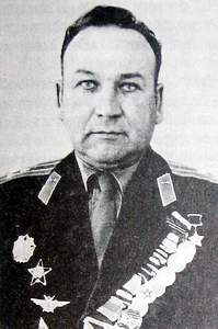 Герой Советского Союза, кавалер ордена Александра Невского полковник Волков В.Ф.