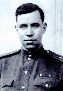 майор Глебов И.А., кавалер ордена Александра Невского, впоследствии Герой Социалистического труда