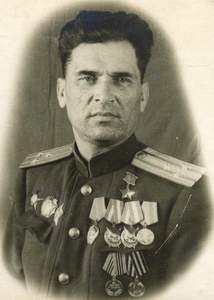 Герой Советского Союза, кавалер ордена Александра Невского, полковник Русаков К.С.