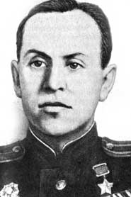 Герой Советского Союза, кавалер ордена Александра Невского подполковник Самков С.А.