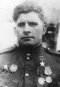 Герой Советского Союза, кавалер ордена Александра Невского младший лейтенант Котов Николай Иванович