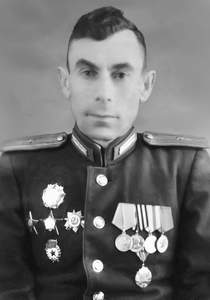 Кавалер ордена Александра Невского гвардии майор Дмитриев И.Д.
